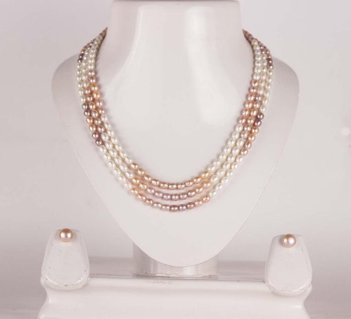 Shaded Oval Pearl Set (3 Strings)
