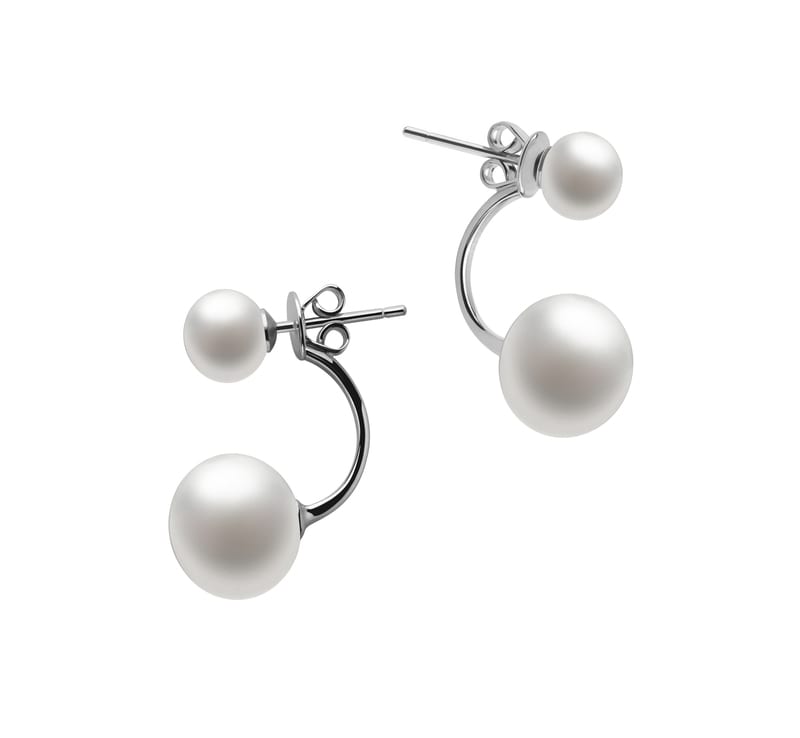 Buy Pearl Earrings White Pearl Stud Earrings Black Pearl Online in India   Etsy