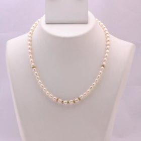 Elegant Rice Pearls Set Image