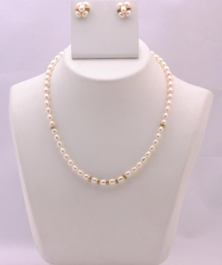 Elegant Rice Pearls Set - Modi Pearls