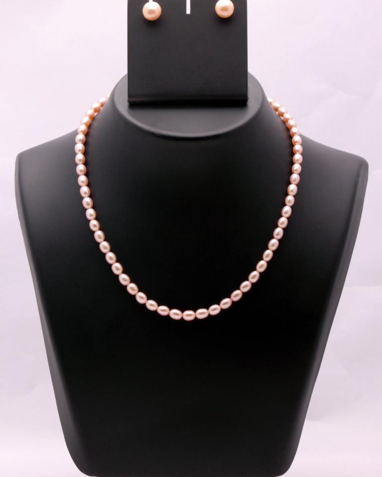 Top more than 144 rose and pearl necklace latest