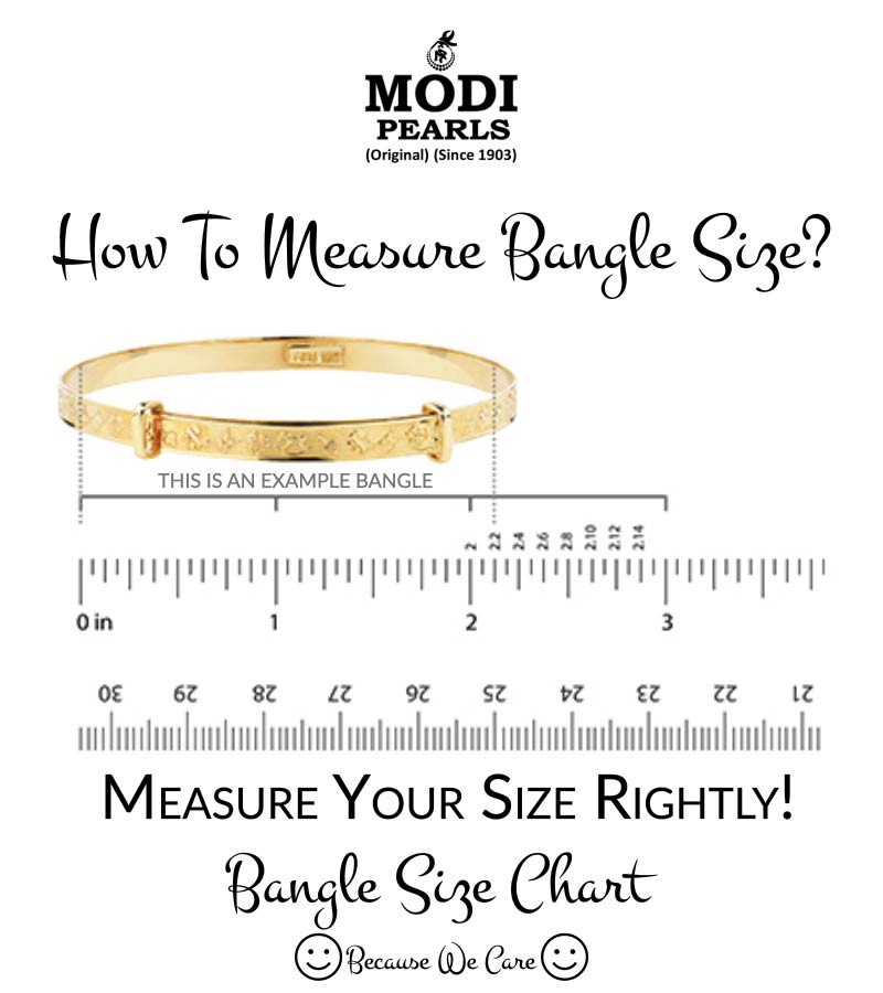 Jewellery India: How to measure your wrist for Indian Bangle Bracelet Size