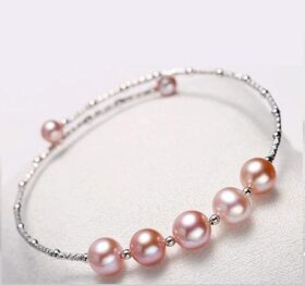 Smart Pink Pearl Bracelet Image