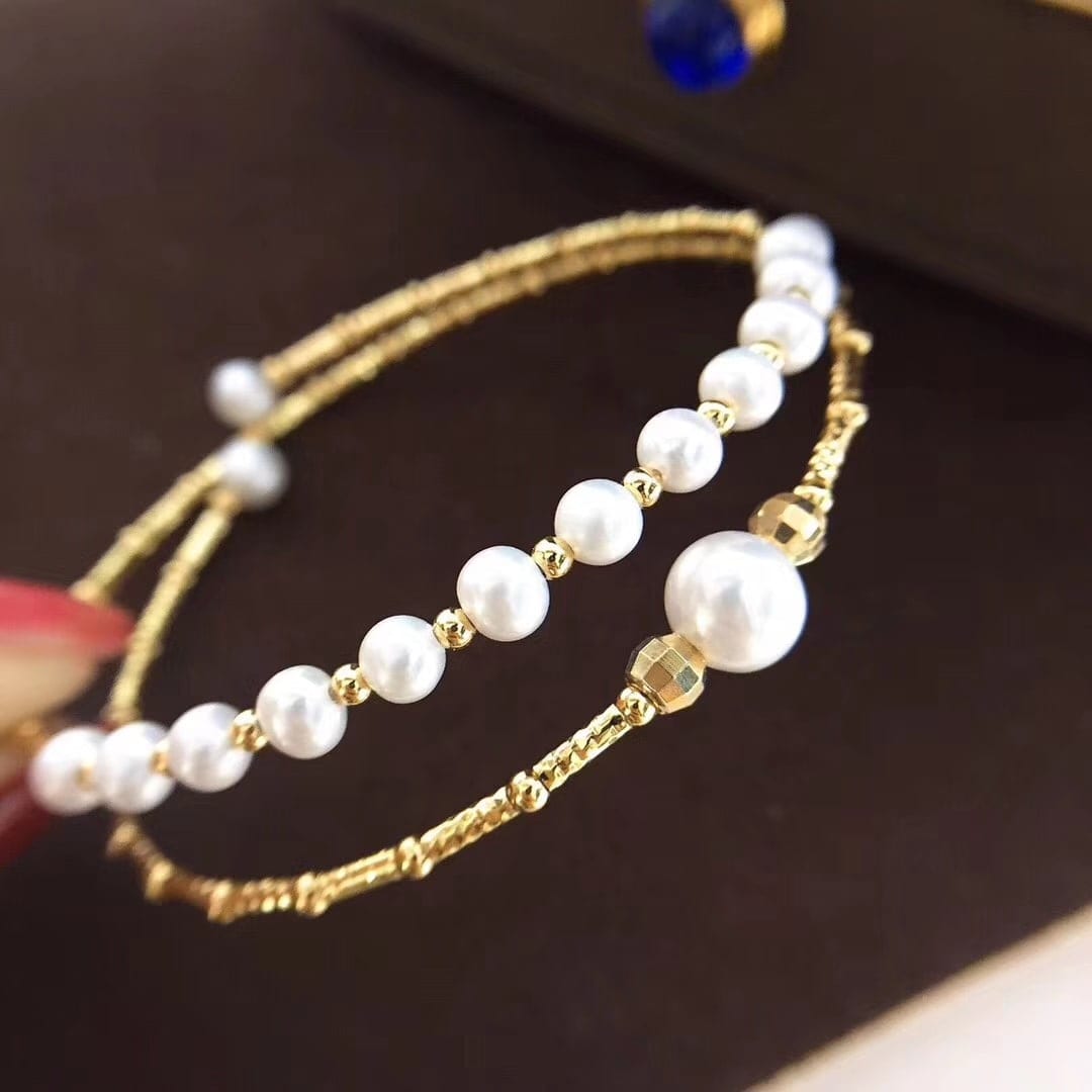 Buy Pinapes Cute Pearl Bracelet Design, Girls Women Online at Best Prices  in India - JioMart.