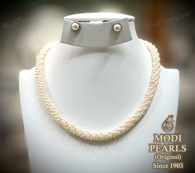 Georgian Ten Strand Natural Seed Pearls Necklace with 15ct Gold & Natural  Split Pearl Clasp (999P) | The Antique Jewellery Company
