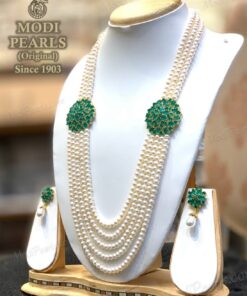 Pearl Emerald Set