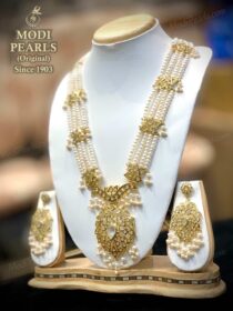 Hyderabadi Nizami Pearls Rani Haar in Polki Image