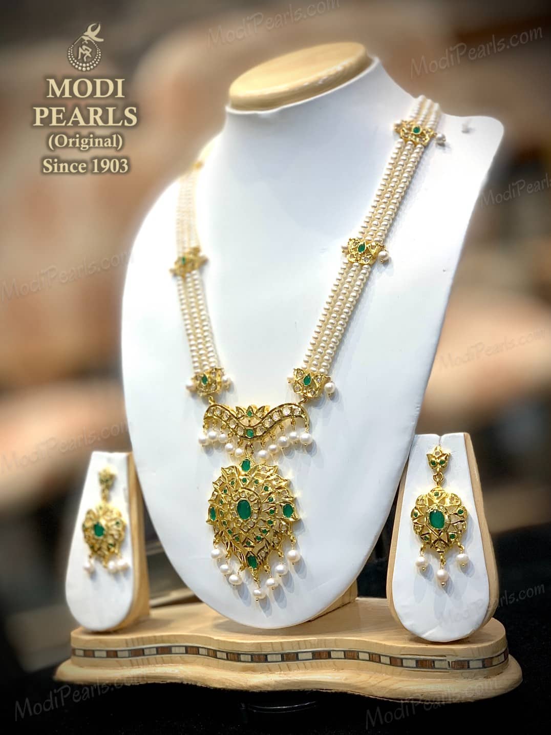 Hyderabadi Pearls Rani Haar - Modi