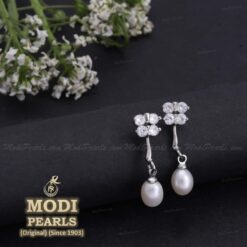 buy designer silver pearl hanging