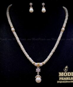 buy original drop shape freshwater pearl pendant set