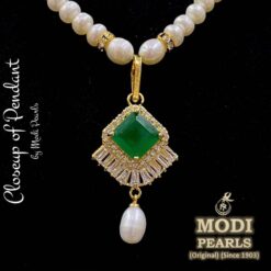 buy cute pearl green pendant set