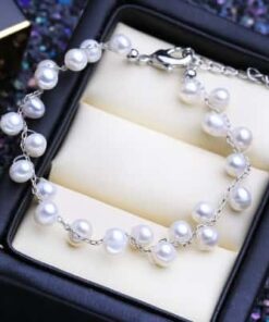 buy real pearls designer bracelet online