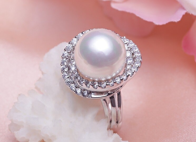Cheap Pearl Silver Ring Design, Wholesale Pearl Rings Supplier From India  Gender: Women at Best Price in Jaipur | Valentine Jewellery India Pvt. Ltd.