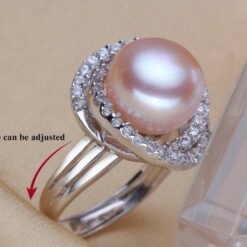 buy real hyderabadi peach pearl ring online