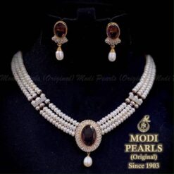 buy beautifl pearl chokar in amethyst online