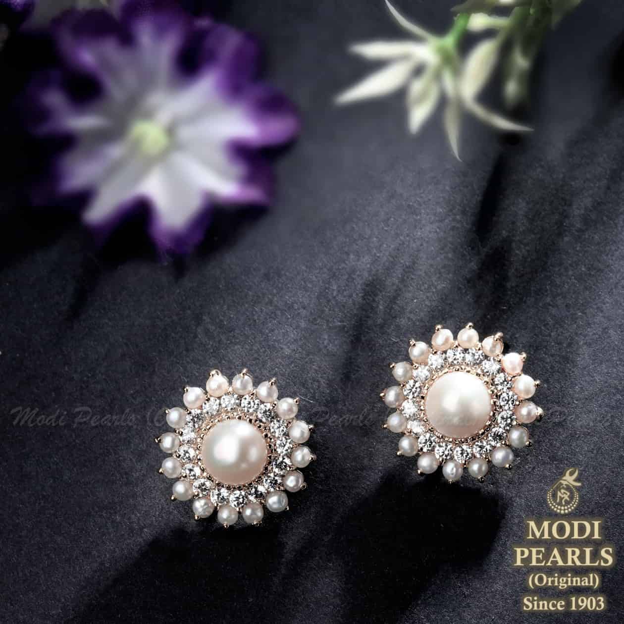 Natural Coin Pearl Stud Earrings – Shanali Jewelry-bdsngoinhaviet.com.vn
