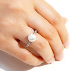 buy pearl ring for anniversary