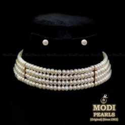 buy simple pearl chokar for casual wear