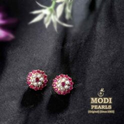 ruby pearl earrings online