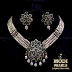 buy emerald pearl chokar online