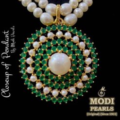 buy emerald pearls pendant online
