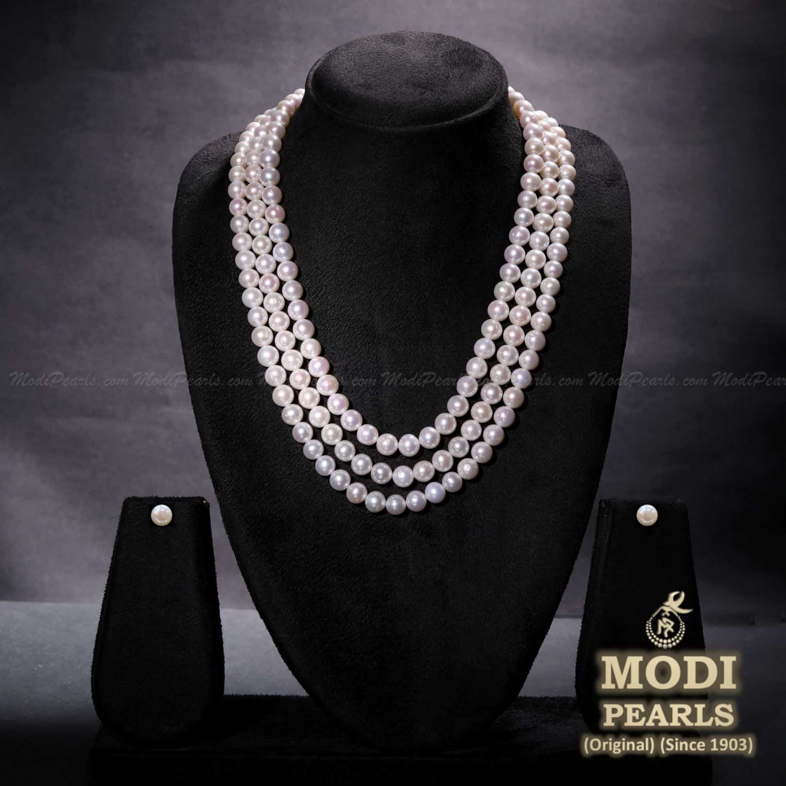 Royal Pearl Necklace Saltwater South Sea White Gold 18k French Fine Jewelry  | eBay