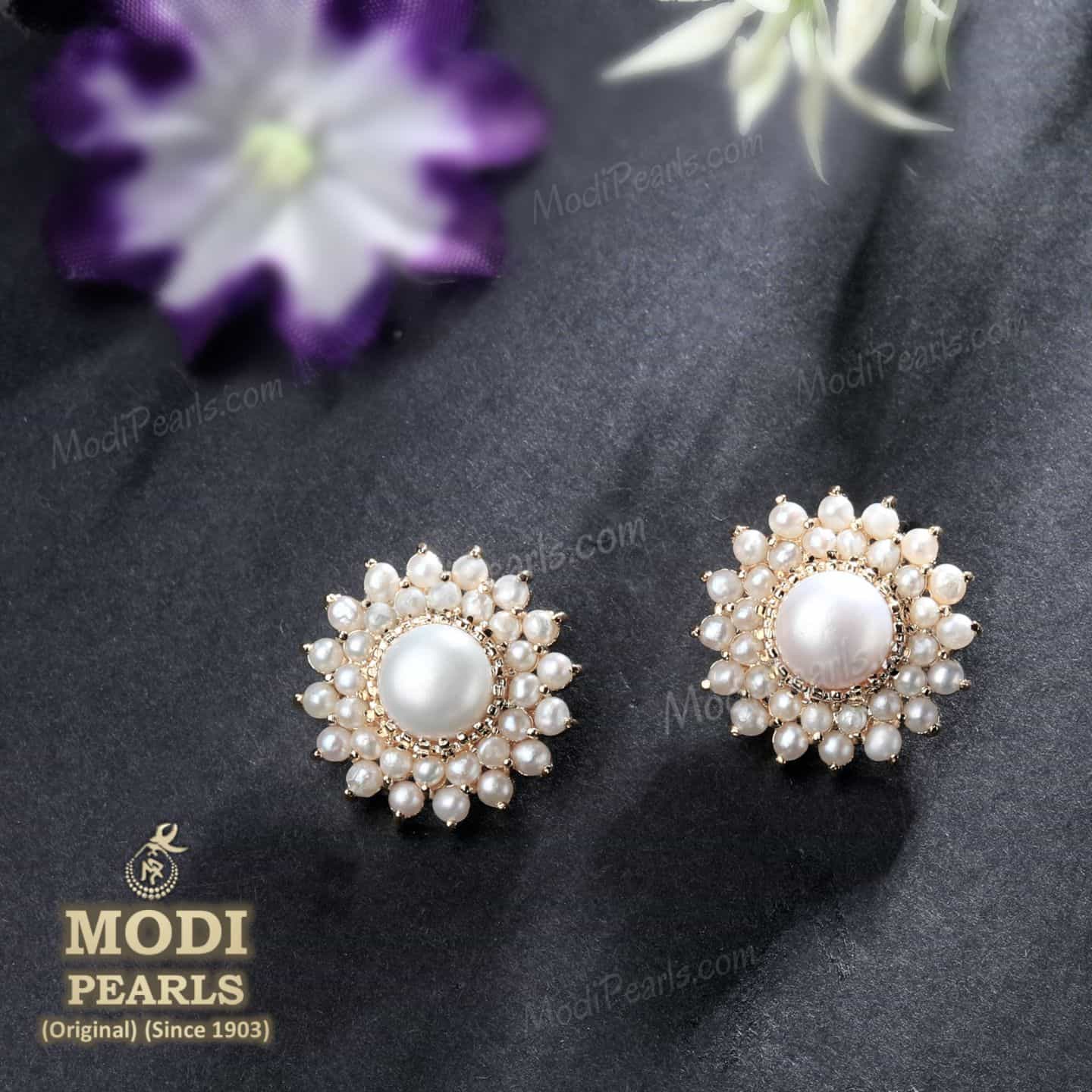 Buy Hyderabadi Earrings Online - Pearls by Mangatrai – Mangatrai Gems &  Jewels Pvt Ltd