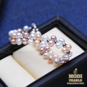 Multi Shade Pearl Bracelet