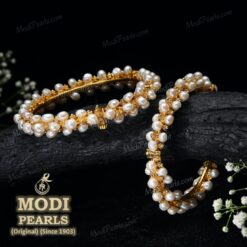 zig zag pearl bangle