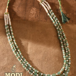 Emerald Pearl Combination Necklace
