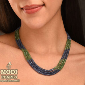 Emerald Sapphire Necklace