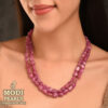 ruby tumble necklace