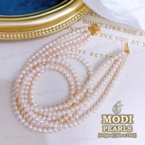 Simple Multilayer Pearl Necklace