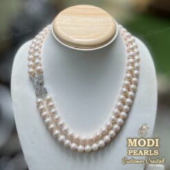designer side pendant pearl