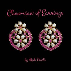 buy pearl chokar earrings