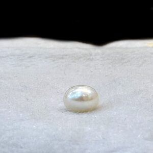 Certified Button Pearl for Ring