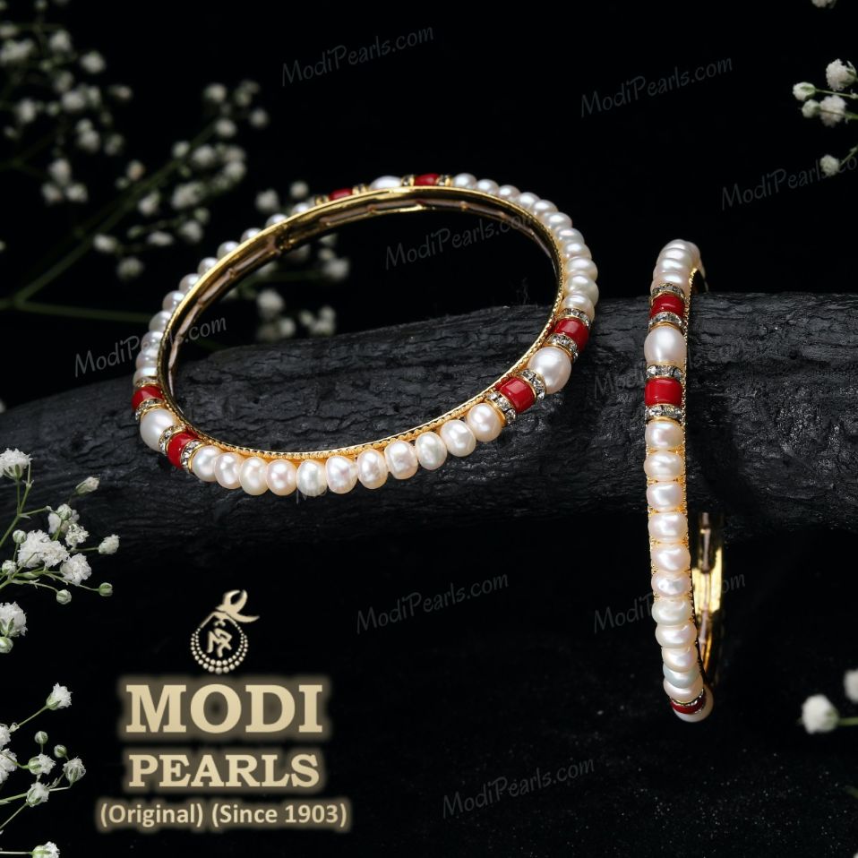 Buy Start and Moon Pearl Bracelet by Designer DIVYA CHUGH Online at  Ogaan.com
