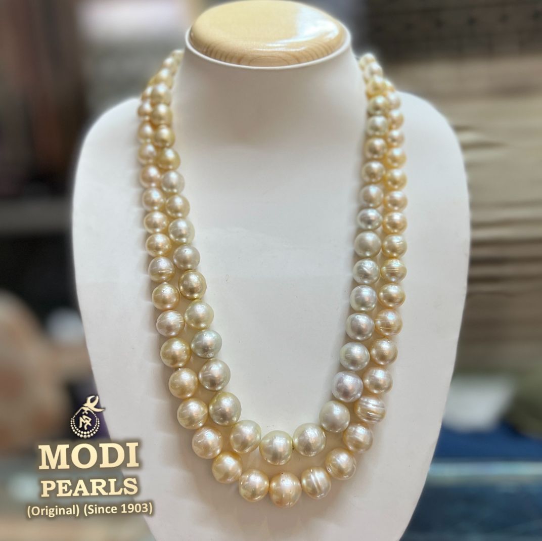 South Sea Pearls Necklace 10-11mm, adjustable 15-18