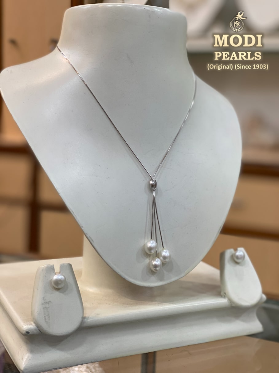 Pure Silver with Pearls
