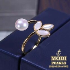 pearl adjustable rings