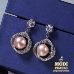 luxury peach pearl hangings