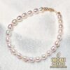 pretty oval pearls bracelet