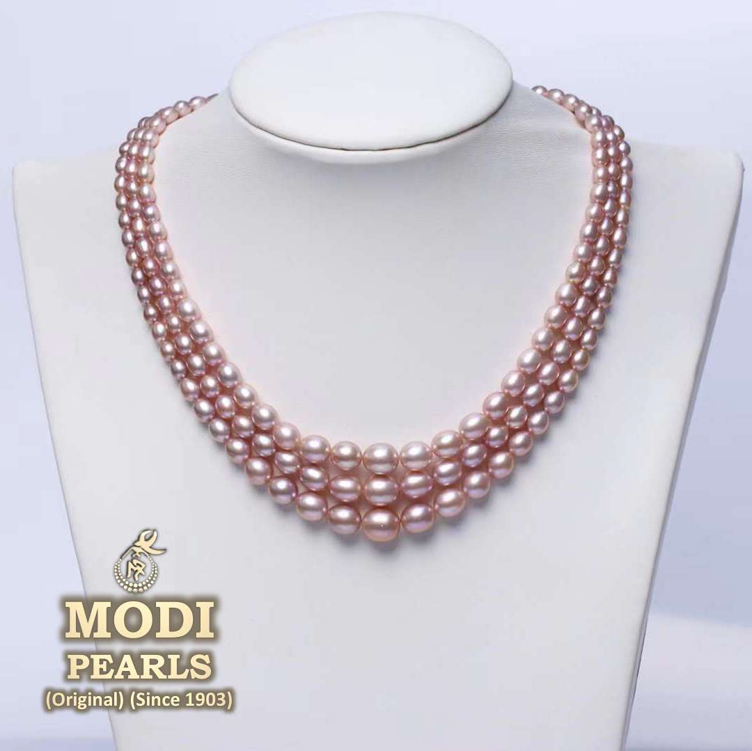 Buy Pearl With A Crown Rose Gold Plated Sterling Silver Pendant With Chain  by Mannash™ Jewellery