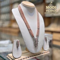 pink pearls set