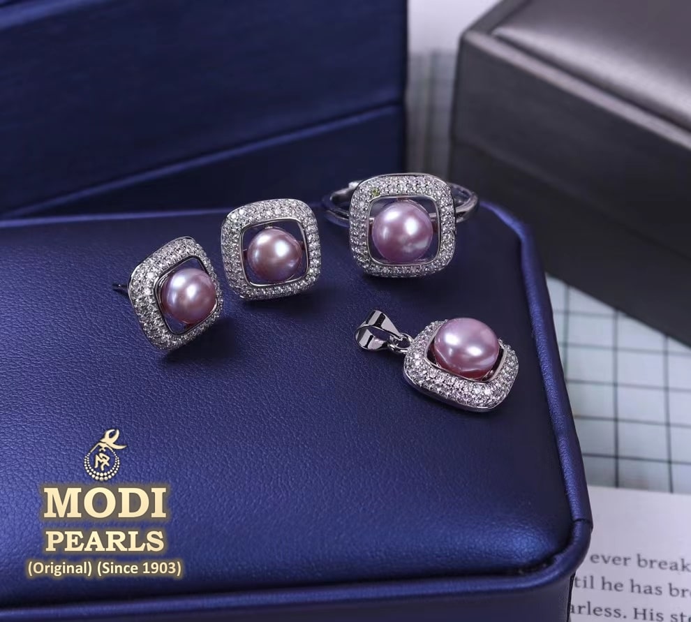 pink Pearl pendant set
