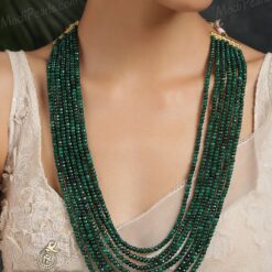 Semiprecious Emerald Necklace