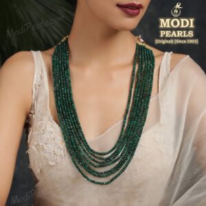 Semiprecious Emerald Necklace