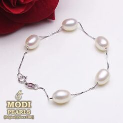 Silver Pearl bracelet
